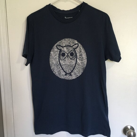 Knowledge Cotton Apparel Other - Knowledge Cotton Apparel Men's Short Sleeve Owl T-Shirt Size L
